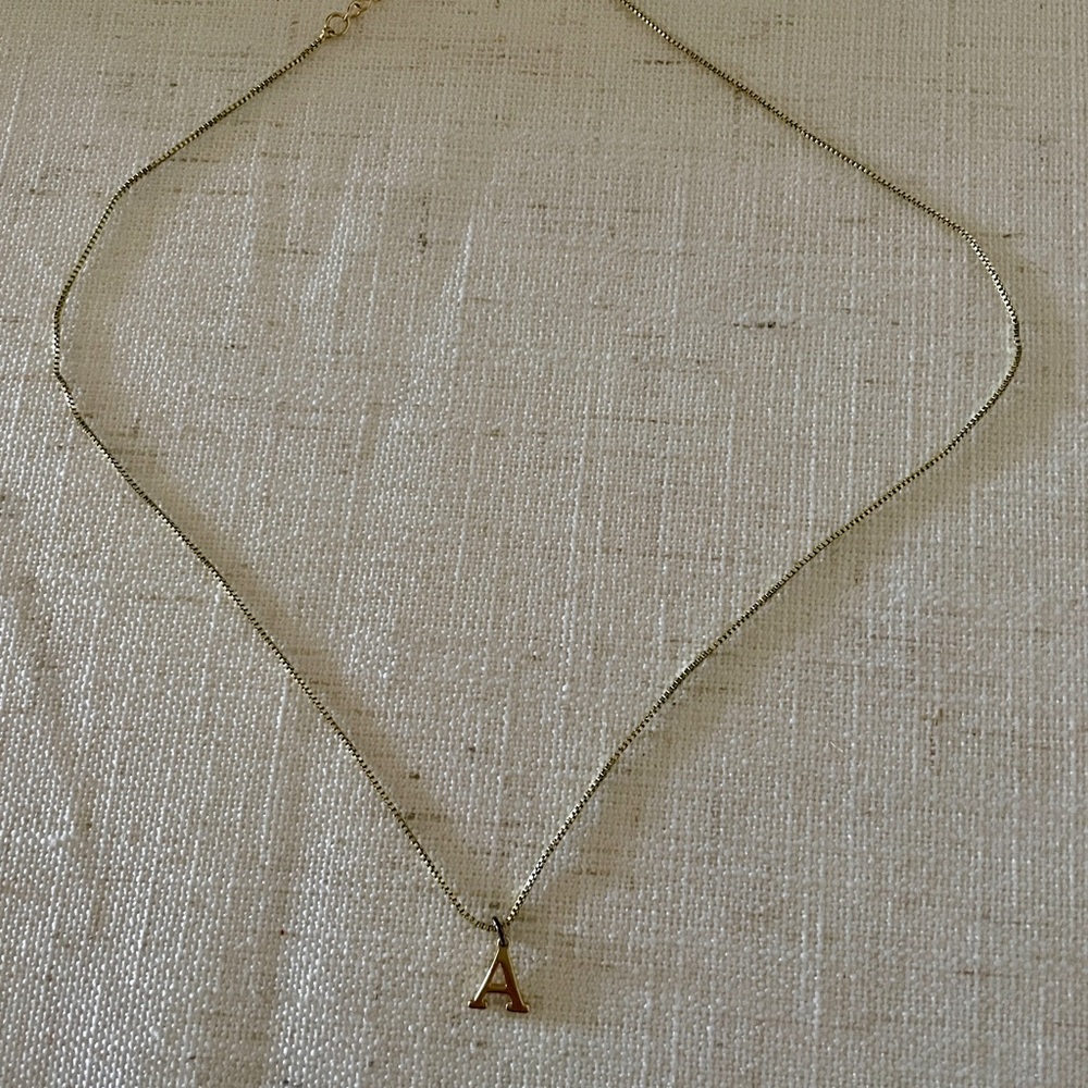 ➡️ Gold Initial "A" Necklace